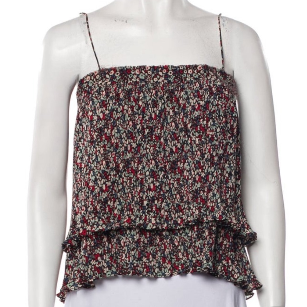 Floral ruffle top Derek Lam